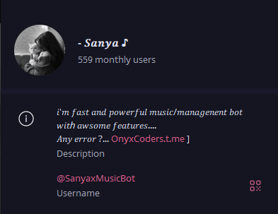 Sanya music bot